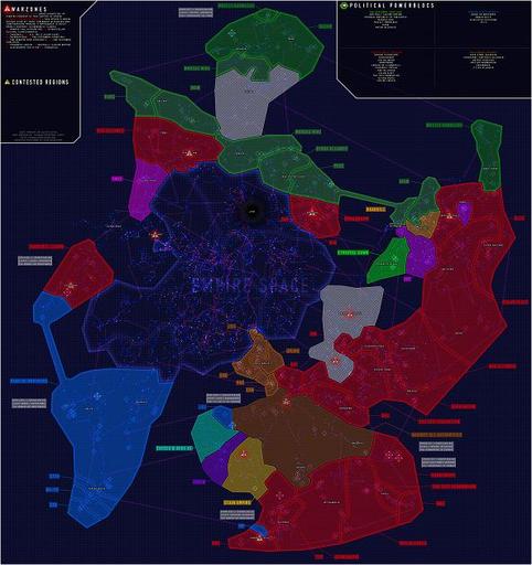 EVE Online - Политическая карта | Май