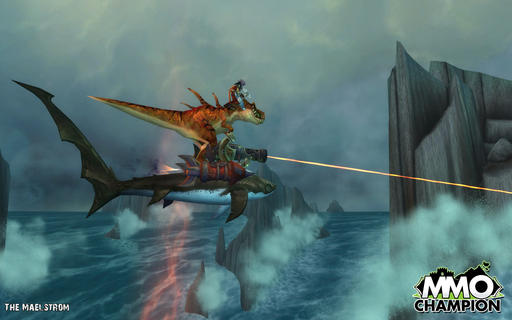 World of Warcraft - Акулы с лазерами атакуют
